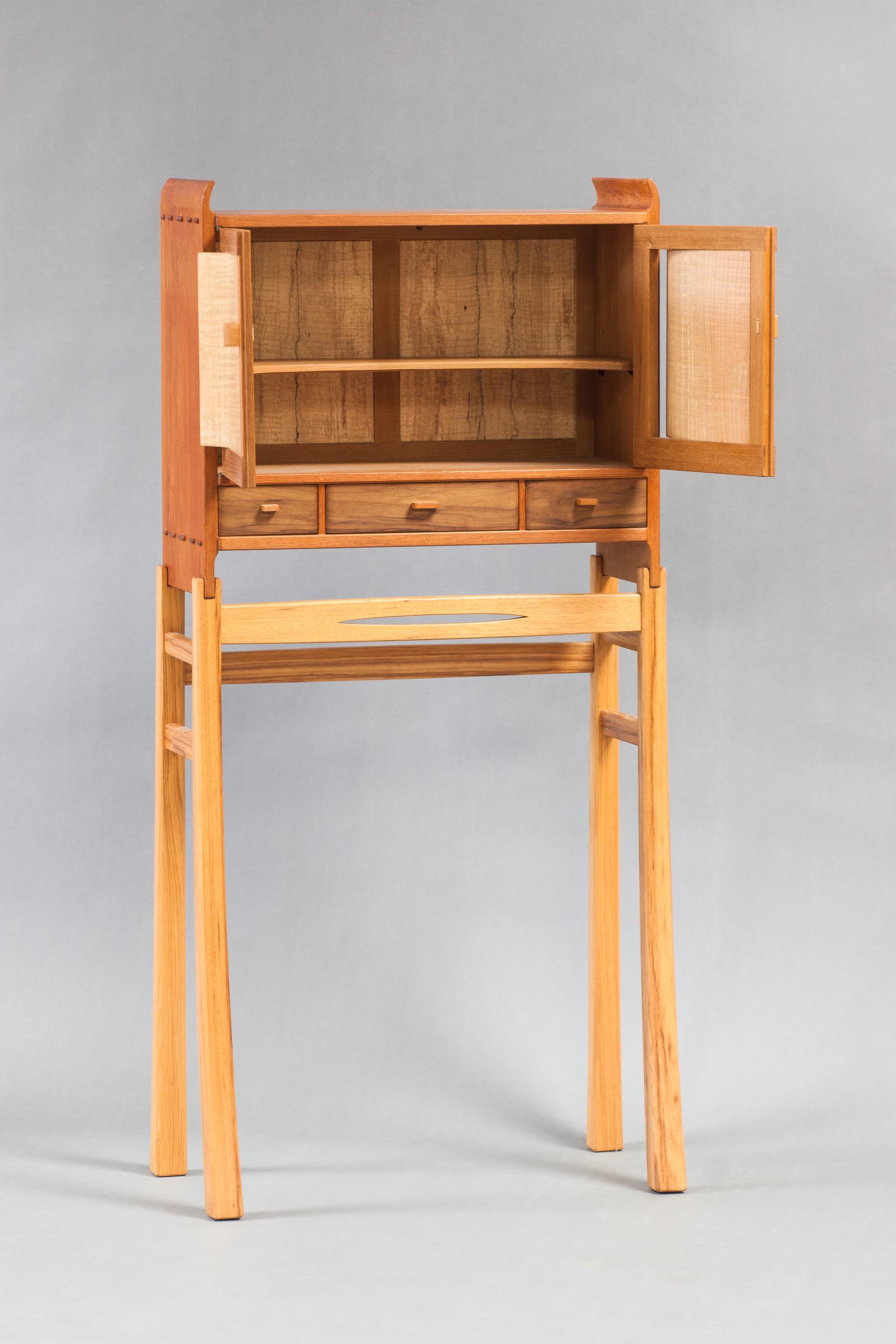 Teak Cabinet on a Stand